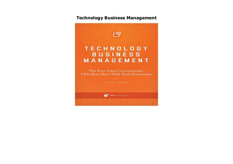 Technology Business Management