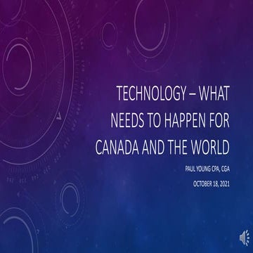 What is next for Technology and Innovation?