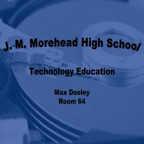 Technology Education Program Introduction Powerpoint