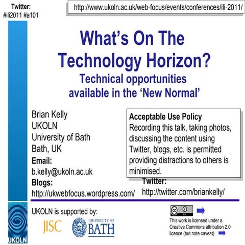 What's On the Technology Horizon?
