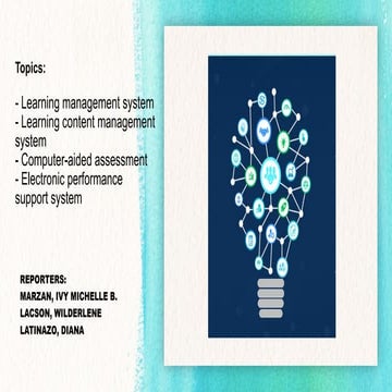 Learning Management System PPT for students | PPTX