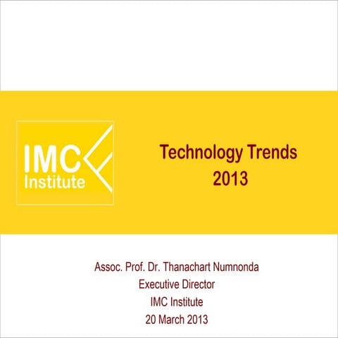 Technology Trends 2013