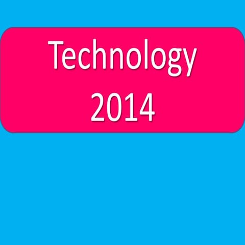 Technology in Sport 2014
