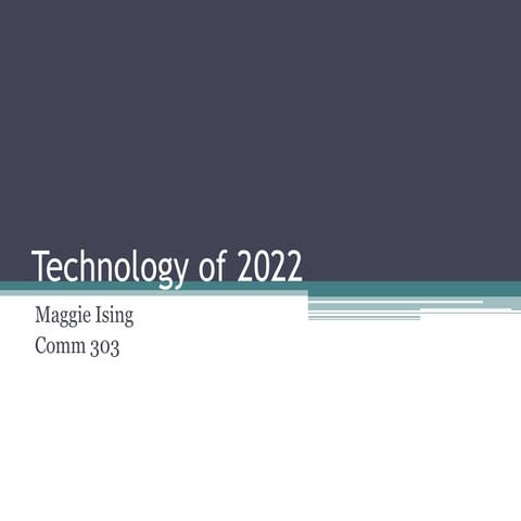 Technology of 2022