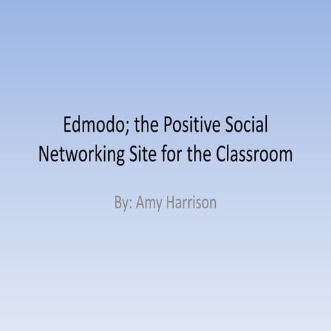 Technology advocate for edmodo