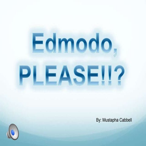 Technology advocate presentation