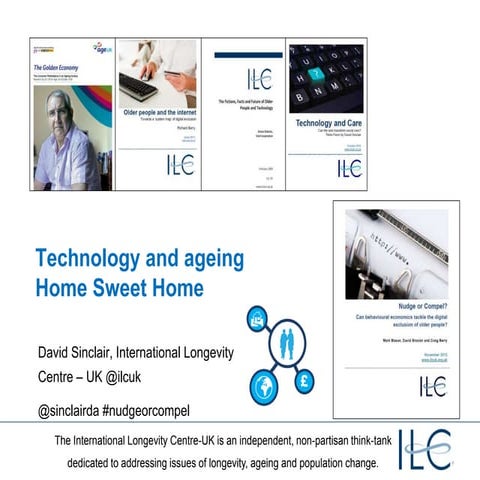 Technology and ageing david sinclair ilc | PPTX