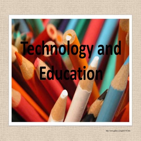 Technology And Education
