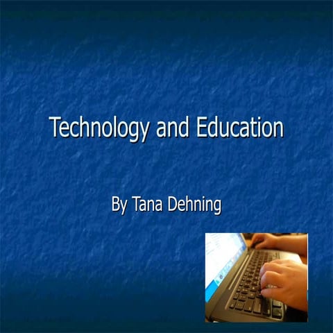Technology and education