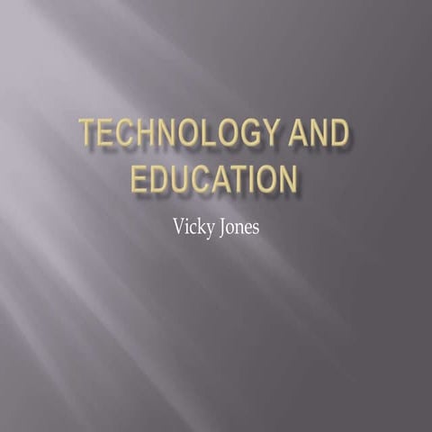 Technology and education