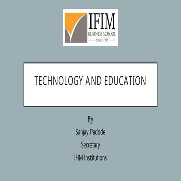 Technology and education