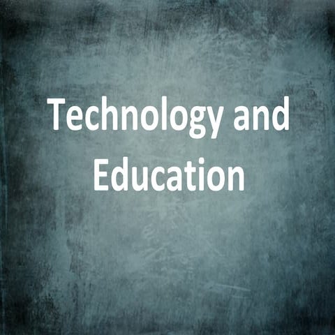 Technology And Education