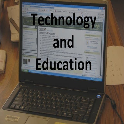 Technology And Education Ppt
