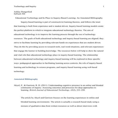 Technologyandinquiry