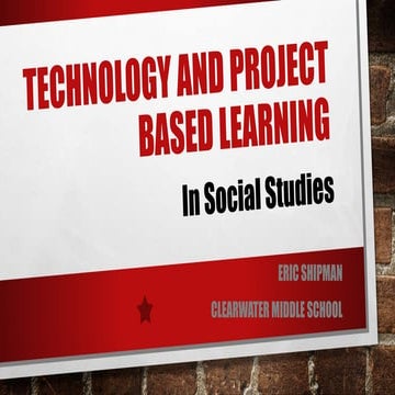 Technology and project based learning 1.18