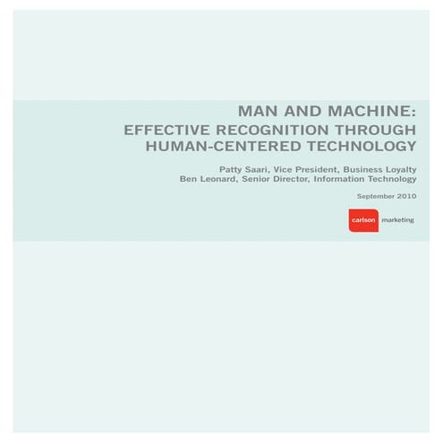 Technology And Recognition 032811