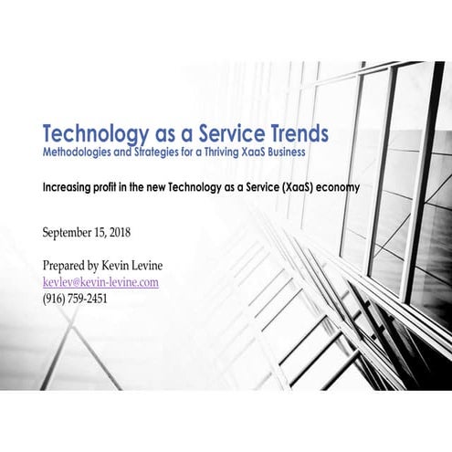 Technology as a service trends