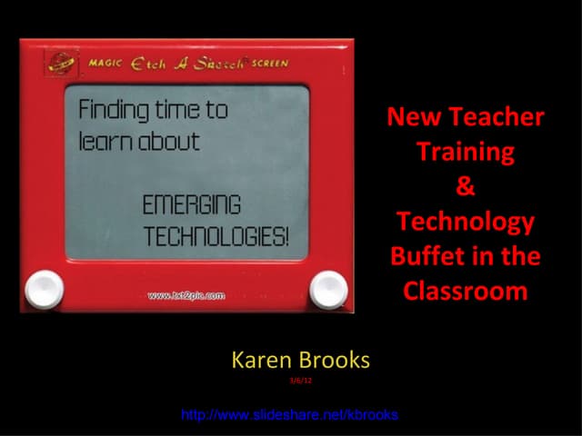 Technology buffet for new teachers march 2012