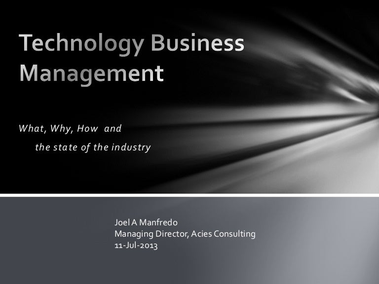 Technology business management_7.13