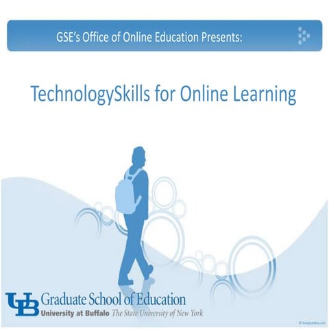 Technology Competencies for Online Learning at UB