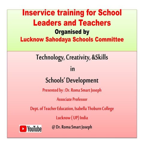 Technology creativity and skills