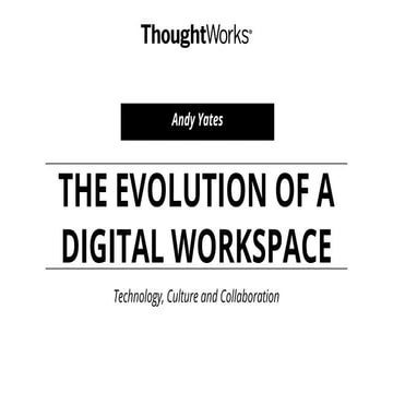 Technology, culture and collaboration