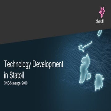 Technology development in Statoil 