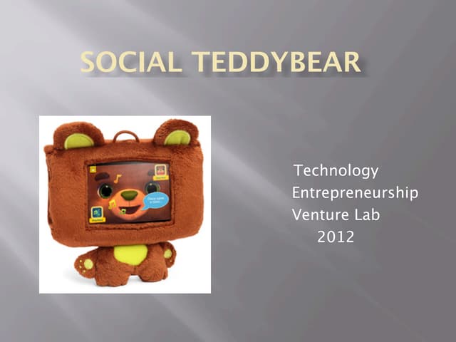 Technology Entrepreneurship Venture Lab 2012