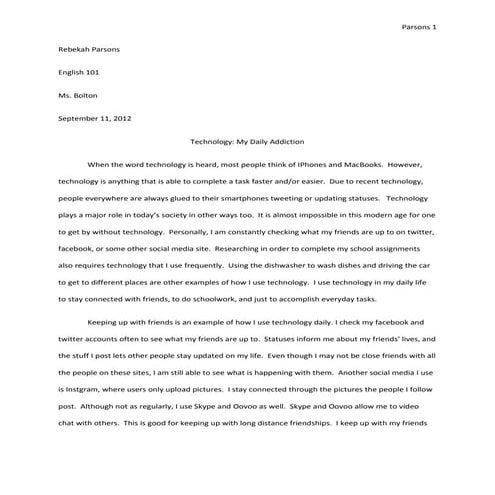 Sample essay on the implications of digital technology on youth culture ...