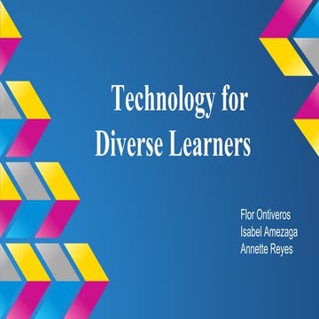 Technology for diverse learners 