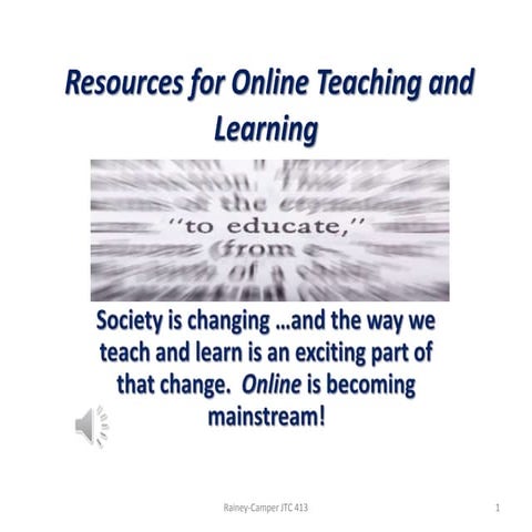 Technology for online learning