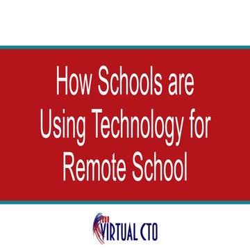How Schools are Using Technology for Remote School