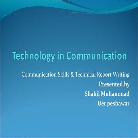 Technology in communication | PPT | Desktop Publishing | Computer ...