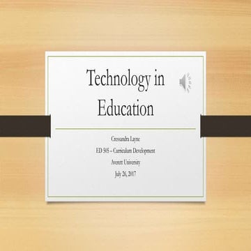 Technology in education
