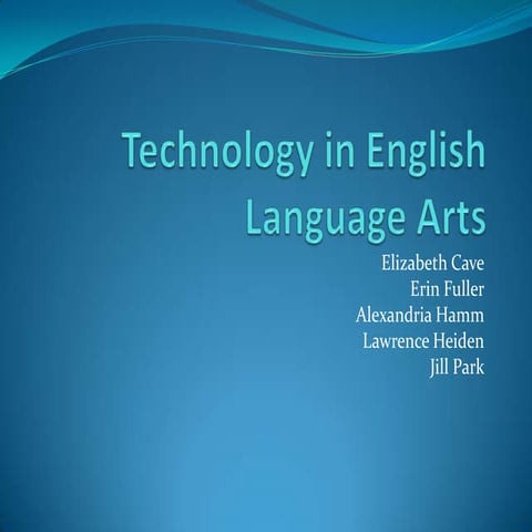 Technology in english language arts