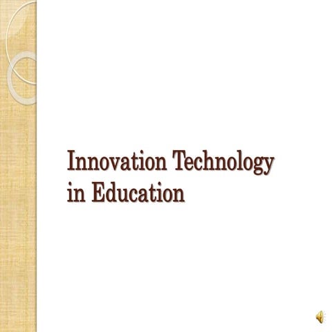 Technology Innovation