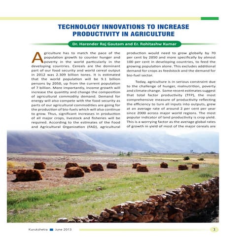 Technology innovations to increase