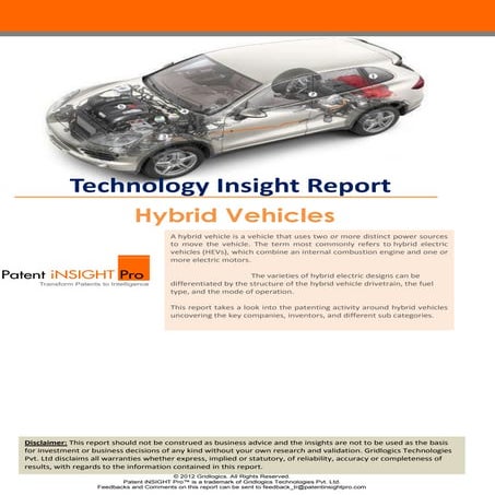 Technology iNSIGHT Report -  Hybrid Vehicles