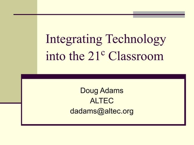 PDS Technology Integration