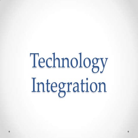 FDCSD Tech Integration