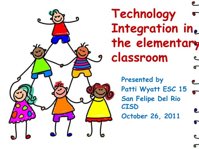 Technology integration elementary