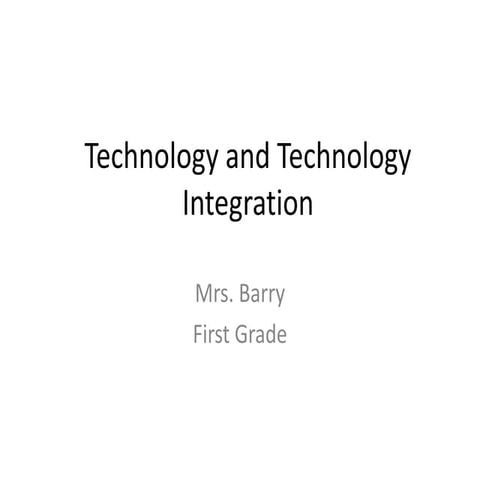 Technology integration katie buch