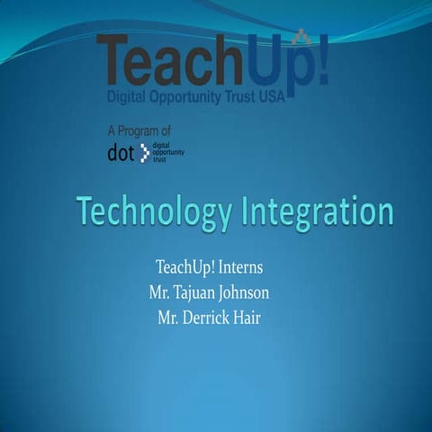 Technology integration presentation