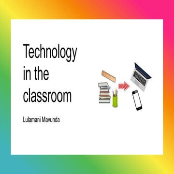 Ppt, technology in the classroom | PPTX