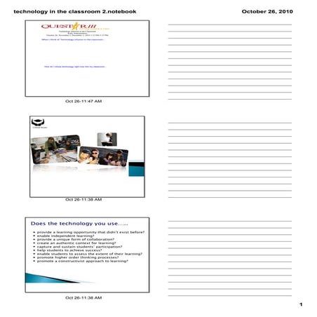 Technology in the classroom 2