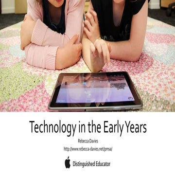Technology in the early years