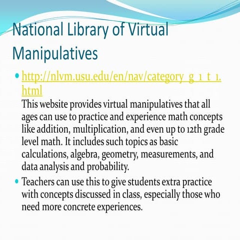 Virtual Manipulatives in Mathematics.pptx