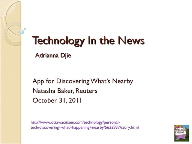 Technology in the news(final)