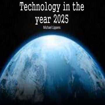 Technologies 2025: Smart Glasses, TVs & Virtual Reality | PPT