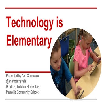 Technology is Elementary
